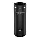 Black baby bottle warmer with digital display on a white background