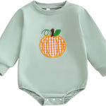 St Patricks Day Baby Boy Outfit Newborn Waffle Shamrock Onesie Sweatshirt Bubble Romper Top Infant Spring Clothes