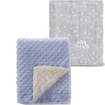 CREVENT 30''X40'' Cute Cozy Fluffy Warm Baby Blanket for Boys Infants Toddlers' Bedding Crib Cot Stroller, Baby Shower Birthday Newborn's Gift - Grey Cloud