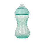Nuby Clik-It Soft Spout No-Spill Easy Grip Sippy Cup - (3-Pack) 10 Oz - 6+ Months - Neutral