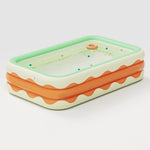Inflatable Pool,3 Layers Thickened Family Swimming Pool for Toddlers, Outdoor, Garden, Backyard, Water Party (1.5M)