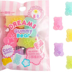 5 Pcs Cute Colorful Erasers Gummy Bear Cabochons | Cartoon Bear Pencil Erasers | Animals | Interactive Pets | Stationery Supplies