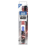 Oral-B Kid's Battery Power Toothbrush with Timer Featuring Disney's Star Wars Characters, Red, Pack of 3, Chewbacca, Darth Vader, and BB-8