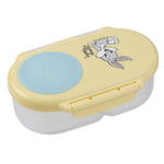 b.box Looney Tunes Snack Box - Leakproof Mini Bento Box for Kids & Toddlers, 2 Compartment Snack Containers for Kids, Lunch Containers, Dishwasher Safe, BPA Free, PFAS Free, Ages 4m+, 1 3/4 Cup