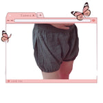 LOOLY Baby Bloomers Unisex Baby Girls Boys Cotton Linen Blend Shorts (70, Green)