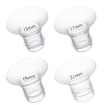 Momcozy Hands-Free Breast Pump S12 Pro, Wearable & Portable Pump with Soft DoubleFit Flange, 3 Modes | 9 Levels Double Electric Pump, Smart Display, 24mm, 2 Pack, Cozy White