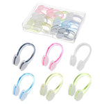 Hpmjz 10 PCS Nose Clip Swimming Bright Colors Swim Nose Plug Waterproof Swimming Noseclip Silicone Gel Swim Noses Plugs Diving Water Sports Must Haves for Adults Kids Children Aged 7+ (6)