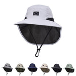 Outdoor Kids Sun Hat with Neck Flap UPF 50+ Qucik Dry Breathable Bucket Hats for Baby Boys Girls Safari Fishing Beach Hat Summer Adventure Light Grey Age 2-12 Years