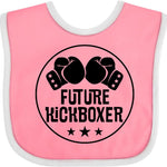 inktastic Kickboxing Future Kickboxer Baby Bib