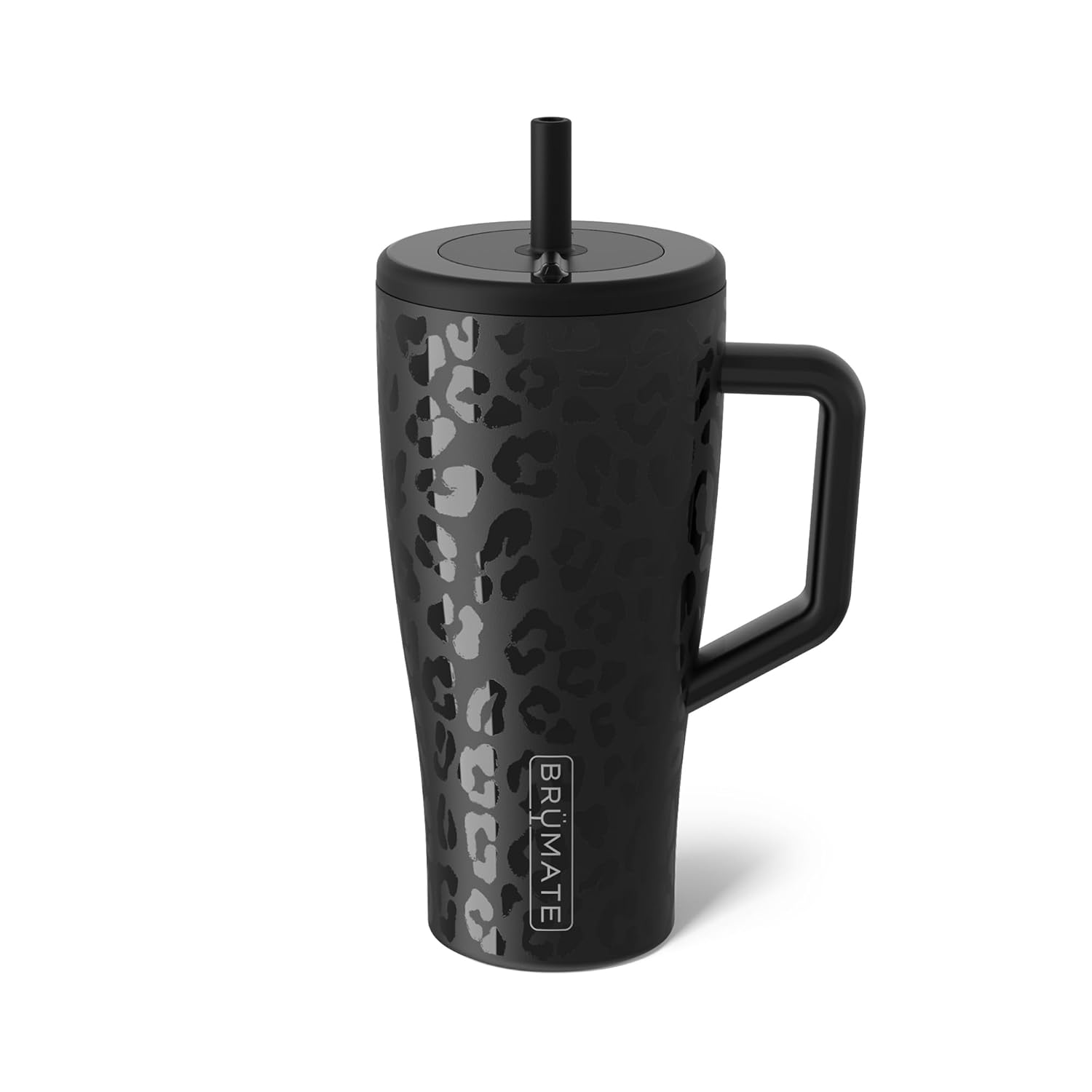 BrüMate Era 40 oz Tumbler with Handle and Straw | 100% Leakproof Insulated Water Bottle Tumbler with Lid and Flexible SoftSip Straw | Made of Stainless Steel | Cup Holder Friendly | 40oz (Lavender)