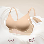 Momcozy Nursing Bras for Breastfeeding, YN21 Seamless Ultra Comfort Maternity Bra, Natural Shape, Pregnancy Sleep Bralette