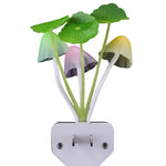 Rienar Sensor Led Night Light, Color Changing Plug-in LED Mushroom Dream Bed Lamp