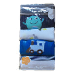 Monvecle Unisex Baby Multi Pieces Newborn to Toddler Cotton Long Pants Shorts Gift Sets (US, Age, 18 Months, 24 Months, 5pcs Random Color -Boy Pants)