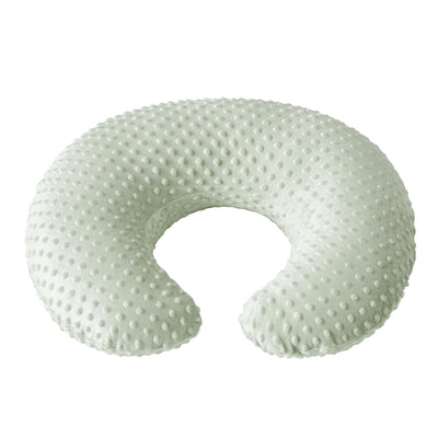 OMYS Nursing Pillow, Breastfeeding Pillows with Removable Cover for Mom with Breathable Filling, Ergonomic Baby Feeding Essentials for Bottle and Breastfeeding (Green)