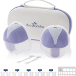 BabyBuddha breast pump set with accessories on a white background