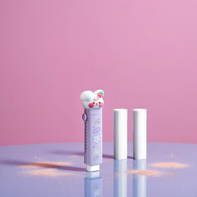 Aesthetic Erasers - Cat Paw Shaped Erasers, Cat Paw Shaped Retractable, Portable Cute,Cute Pencil, Rubber for School Office Stationery (Puprple)
