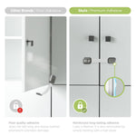Baby Proofing Child Safety Locks (2 Pack) by Skyla Homes - The Safest, Quickest and Easiest 3M Adhesive Cabinet Latches, No Screws & Magnets, Multi-Purpose for Furniture, Kitchen, Ovens, Toilet Seats