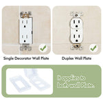 EUDEMON Baby Safety Electrical Outlet Cover Box Childproof Large Plug Cover for Babyproofing Outlets Easy to Install & Use (1 Pack,White)