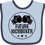 inktastic Kickboxing Future Kickboxer Baby Bib