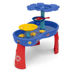 Spidey and His Amazing Friends Water Table by Delta Children | 3-Tier Activity Water Play Table with 11-Piece Toy Set | Water Sensory Table + Beach Toys for Backyard for Toddlers Ages 2+, Blue