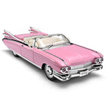 RZAPE Toy Car Models 1/24 Diecast Cars Eldorado Metal Model Cars Carros De Coleccion,Model Car Kits for Adults and Boys,Pull Back Car with Lights and Sounds,Toy Cars for Boys Age 4-7（Pink）