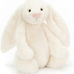 Jellycat Bashful Cream Bunny Stuffed Animal, Medium 12 inches | Rabbit and Bunny Plush Toy | Classic Children's Gift