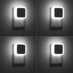 Sujeet Night Light, Night Lights Plug into Wall 4-Pack, Nightlight Plug in Night Lights, Dusk to Dawn Night Lamp Led Night Light for Bedroom, Bathroom, Hallway Warm White
