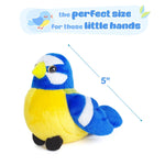 Madzee 3 Pcs Plush Birds Set, Stuffed Animal Bird Toy Gifts for Kids.Cute Stuffed Animal Bird for Creative Play