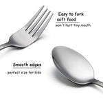 HaWare 9-Piece Toddler Kids Silverware Flatware Set, Stainless Steel Hammered(Adult Look) Preschooler Eating Utensils, Adult Diet Tableware, Includes 3 Spoons 3 Forks 3 Butter Knives, Dishwasher Safe