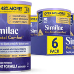 Similac Pro-Total Comfort Infant Formula With Iron, 29.8-oz Value Can, Pack of 6