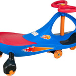 Lightning Glow Rider - Inertia & Movement Powered Ride-On Toy, Light-Up Wheels, Indoor-Outdoor Play Blue & Red