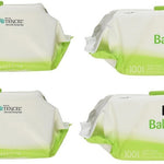 Four packages of Kirkland Ultra Soft Baby Wipes on a white background