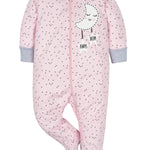 Gerber Baby Girls 4 Pack Sleep 'N Play Footie Cloudy Preemie