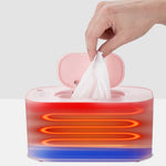 Baby Wipe Warmer, 3 Colors, thermostatical Control, PP Intelligent Adjustable Temperature to Use Infant Wipes Heater Car Charging ()