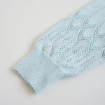 Baby Girls Cotton Cardigan Spring Autumn Thin Sweater Kids Long Sleeve Coat Top Sky Blue