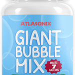 Bubbles for Kids – Giant Bubble Wand & Powder Mix | Makes 896 oz (7 Gallons) of Bubble Solution | Bubble Refill for Big Bubbles, Bubble Machine, Outdoor Fun | Non-Toxic & Long-Lasting