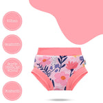 ALVABABY Swim Diapers 3pcs Baby & Toddler Reusable Waterproof Swimming Diaper for Boy's and Girl's for Swim Classes 3XBS02-18-24M