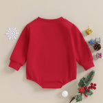 FOCUSNORM Thanksgiving Newborn Baby Girl Outfit Toddler Pumpkin Sweatshirt Romper Long Sleeve Onesie Infant Fall Clothes