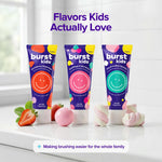BURST Fluoride Free Strawberry Kids Toothpaste (4oz)