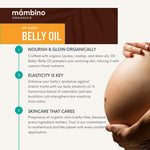 Mambino Organics Bun in the Oven Kit + Free Bag – All Natural Skincare Set for Pregnant Women – Anti-stretch mark, Body Moisturizer, Lip Balm Gift Pregnancy Gift Set for First time Moms