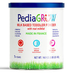 PediaGROW Toddler Nutritional Milk Powder, Made in France with Grass-Fed Milk, DHA & Iron, Natural Prebiotics for Growth & Immune Support, Non-GMO, Gluten-Free, Toddler Nutritional Drink, Ages 1+ Years