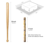 RUSPEPA Baby Shower Wrapping Paper Roll - 17 Inches x 16.4 Feet - Cute Animal Design on Kraft Paper - Ideal for Baby Boy or Neutral Gift Wrapping, Kids' Birthday Party and Baby Shower