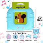 Talking Flash Cards for Toddler 1 2 3 4 Year Olds, Language Learning Toys, Pocket Speech Therapy Toys, Autism Toys, Montessori Toys with 224 Words, Children's Sensory Learning Educational Toys