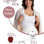 Momcozy M5 Hands-Free Wearable Breast Pump, Double-Sealed Flange for Baby-Like Comfort, 3 Modes & 9 Suction Levels, Portable Electric Pump – 24mm, 2-Pack Cozy Red