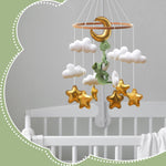 Wenqik Crib Mobile for Nursery Green Leaf Dragon Mobile Crib Forest Green Forest Shower Gift for and(Dragon)