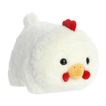 Aurora® Adorable Spudsters™ Claire Chicken™ Stuffed Animal - Round Shape Makes for Comforting Cuddles - Perfect for Kids All Ages and Animal Loving Adults - White 10.5 Inches