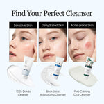 ROUND LAB 1025 Dokdo Cleanser 5.07 Fl Oz, Low pH Facial Cleanser for Sensitive Skin, Rich Soft Bubbles for Deep Cleansing and Makeup Removal, Hydrating Face Wash with Deep Sea Water, Korean Skin Care