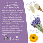 Earth Mama Calming Lavender Baby Wash Liquid Foaming Hand Soap, Organic All-Purpose Lavender Body Wash for Sensitive Skin, Castile Soap with Coconut Oil, Shea Butter, Calendula, & Aloe, 5.3 Fl Oz