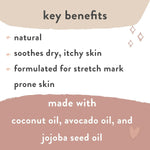 The Honest Company Honest Mama Hydrating and Soothing Glow On Body + Belly Oil | Plant-Based, Hypoallergenic, Fragrance-Free | 4.2 fl oz