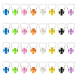 Joworthy 32 Pcs Swimming Nose Clip for Kids Age 7+ and Adults, 8 Colors